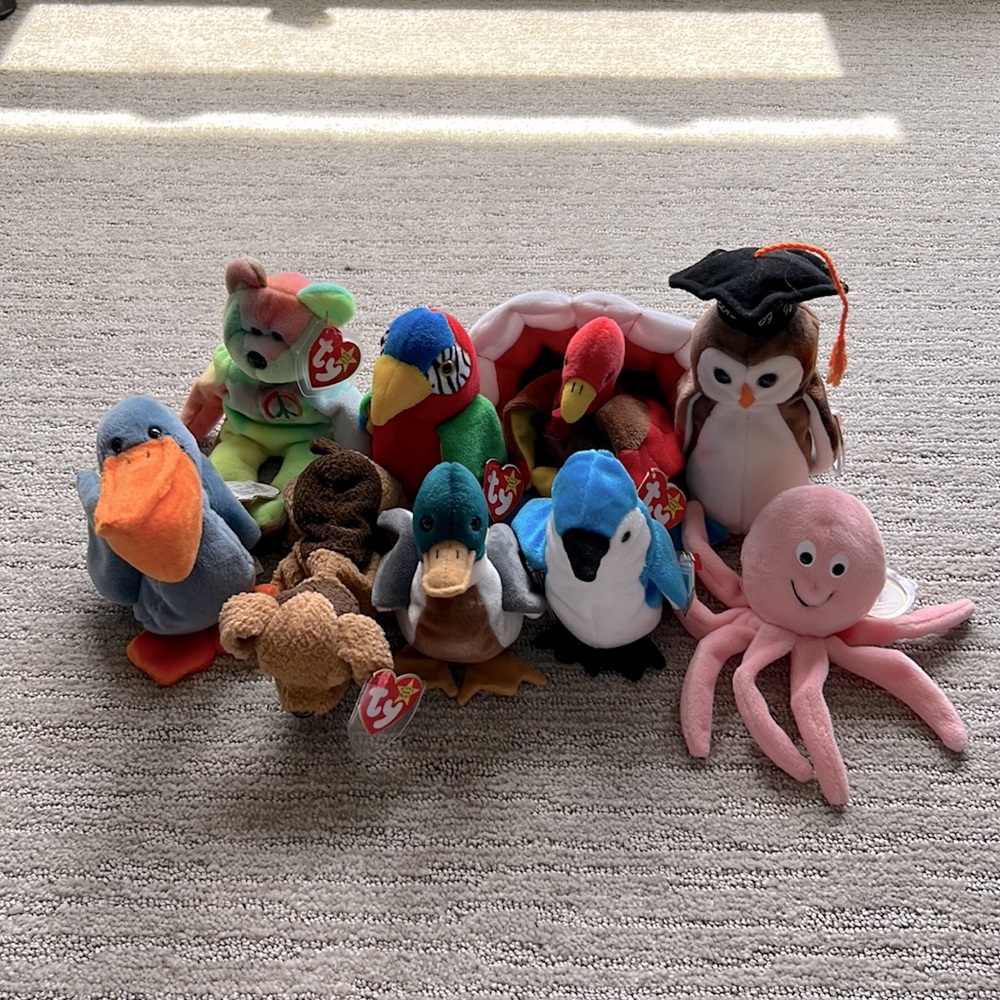 Ty Beanie Babies Lot of 9!